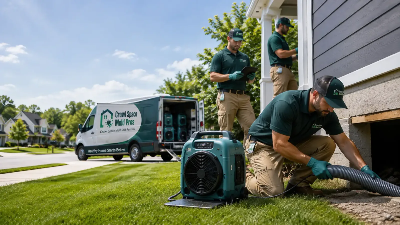 Crawl Space Mold Removal in Everson, WA